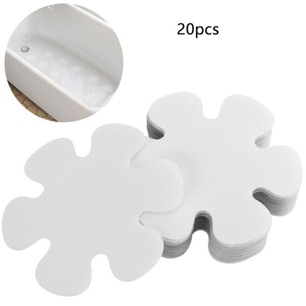 

20 шт водонепроницаемый душ ванна наклейки формы цветка peva non нескользящей