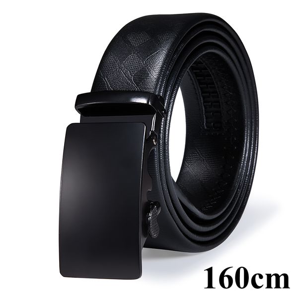 

hi-tie men belt male genuine leather automatic buckle belts men black simple business leather belt strap drop shipping cow, Black;brown