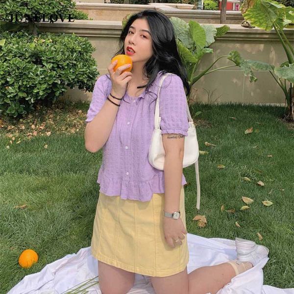 

women's blouses & shirts herstory women summer short sleeve plus size blouse vintage ruffles female casual street lady loose, White
