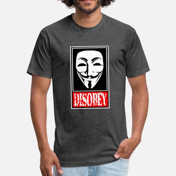 

disobey anonymous t shirt men designs 100% cotton o neck letter famous basic spring leisure shirt