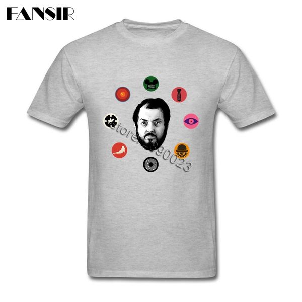 

stanley kubrick films camisa summer men t-shirt short sleeved pure cotton o neck t-shirt for adult