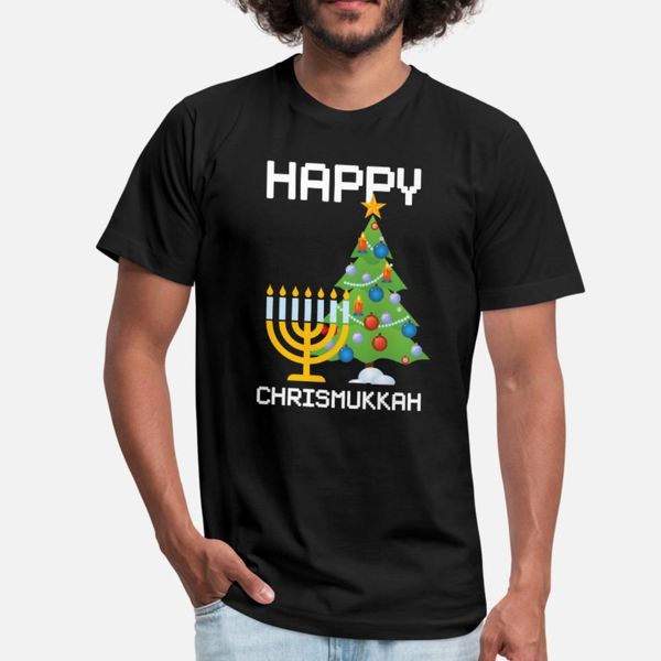 

hanukkah inspired design for jewish lovers t shirt men custom tee shirt o-neck gents anti-wrinkle authentic summer style standard shirt, White;black