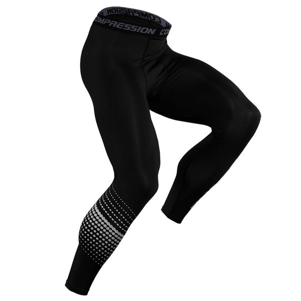 

men's quick drying sports pencil trousers pants dots / letter printed sportswear pants for running fitness, Black;blue