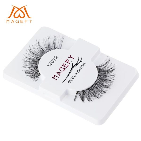 

1 pair pro natural long crisscross false eyelashes eye lashes makeup extension full strip fake eye lashes women beauty makeup
