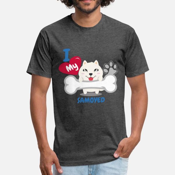 

samoyed dog lover t shirt men character tee shirt plus size 3xl fit graphic new fashion summer novelty shirt