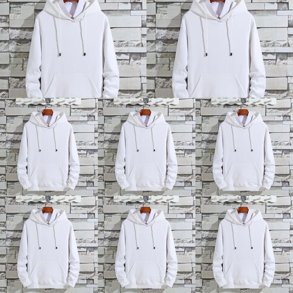 

autumn and winter plus velvet solid color pullover sweater children's men's and women's long sleeve pocket pullover new sweat, Black