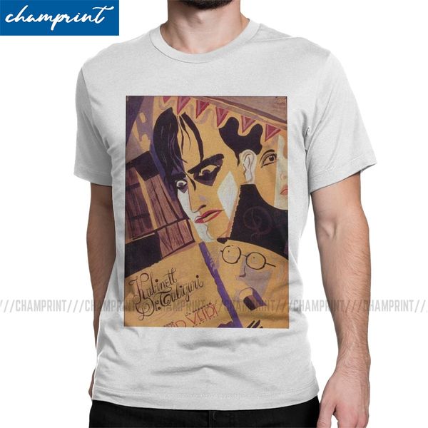 

caligari poster men's t shirt the cabinet of dr caligari movie creative tees short sleeve t-shirt cotton gift idea clothes