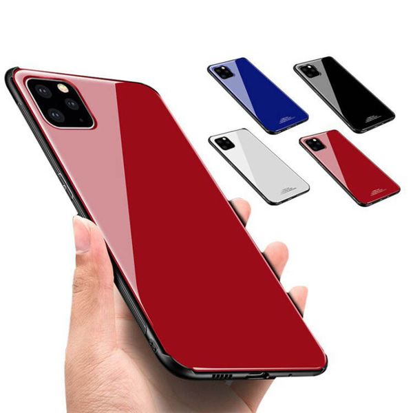 

color tempered glass phone cases for iphone 11 11pro max xr xs max x 8 7 7 plus 11pro back cover