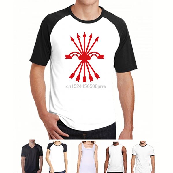 

100% cotton o-neck custom printed men t shirt falange spanish women t-shirt