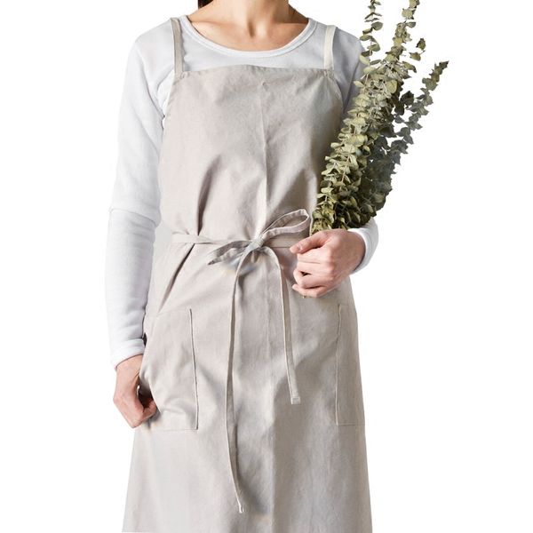 

aprons japanese cotton custom flower shop baking overalls art painting apron pure color