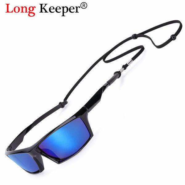 

polarized sunglasses men women fishing glasses uv400 protection camping hiking driving goggles sports eyewear with strap, White;black
