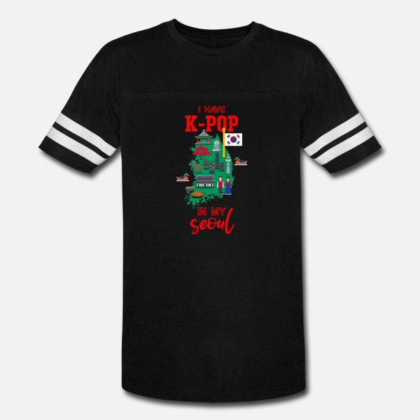 

i have kpop in my seoul t shirt men personalized cotton o neck basic solid interesting casual summer slim shirt