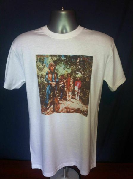 

creedence clearwater revival t shirt 60s rock, White;black