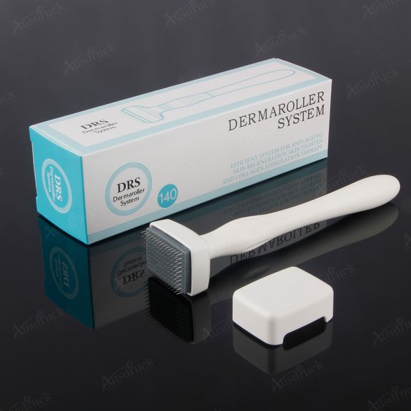 

new arrival derma roller drs 140 needles stainless steel adjustable micro needle facial dermaroller stamp system microneedle roller kit