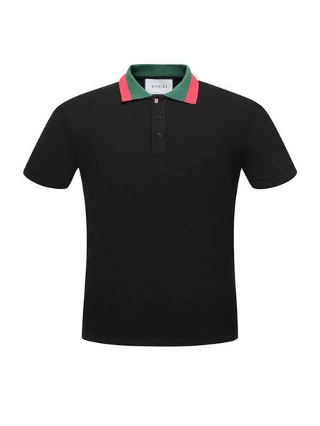 

20ss new spring summer autumn men casual polo shirt t shirts men polo tshirts snake bee embroidery high street mens polos t-shirt, White;black