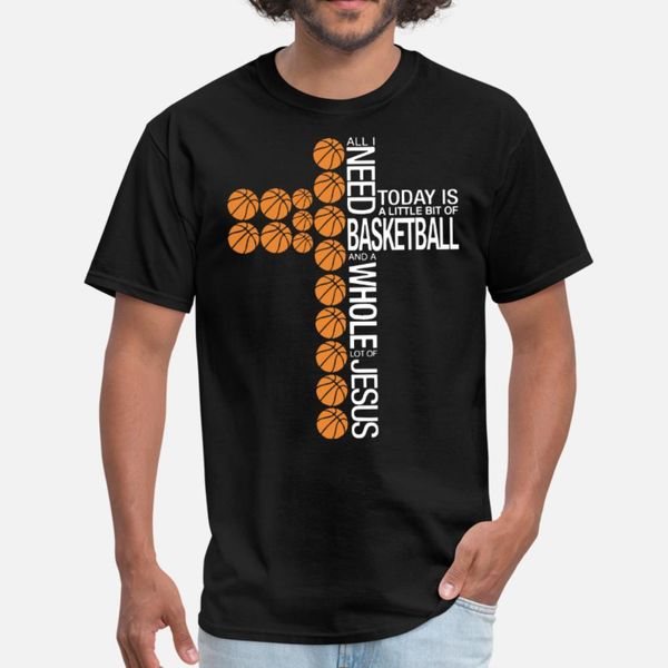 

all i need basketball and a whole lot of jesus tod t shirt men loose tee shirt plus size 3xl solid color loose basic summer style shirt