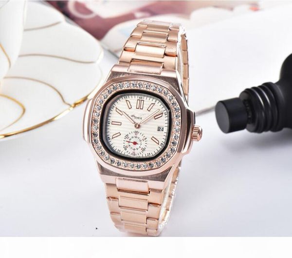 

man woman brand rose gold diamond watch satch work automatic quartz 38mm pp watch man stainless steel wristwatch watches, Slivery;brown