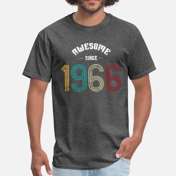 

удивительная с 1966 vintage для женщин и мужчин тенниски мужчин персонализированных маек o-образный вырез костюм комфортной весны letters ру