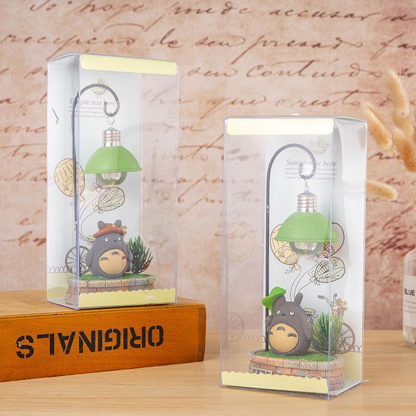 

s0222 zakka gong junsenlin kitten night light iron resin crafts gift box student gift