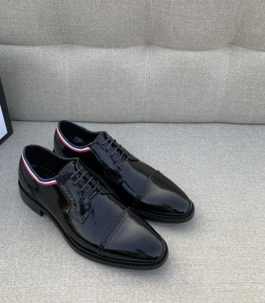 

fashion designer mens business shoes leather dress wedding casual walk shoes office work gentleman oxfords, Black