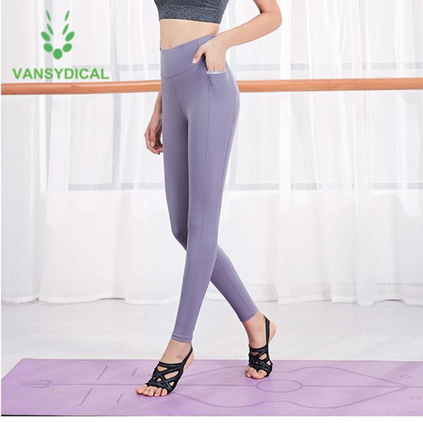 

brand high waist yoga pants with pockets women butty lifting running gym tights squat-proof fitness workout sports leggings, White;red