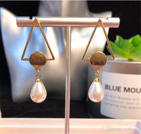 

wedding jewelry earrings Simple pearl pendant charm earrings for women banquet jewelry rthday New Year Christmas Gift