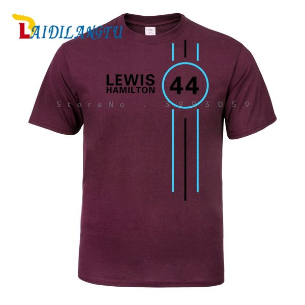 

lewis hamilton 44 mens cotton t-shirt summer fashion t shirt man short sleeve tees