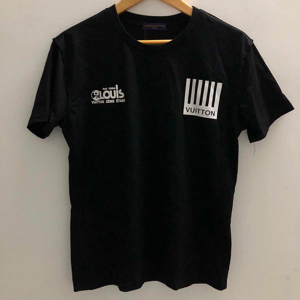 

o6 men's t-shirt bermuda european hip-hop print short-sleeved t-shirt medusa summer new round neck embroidery cotton men's shirt, White;black