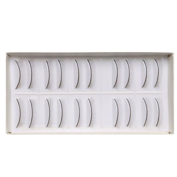 

false eyelashes 10 pairs training lashes extension tool for makeup practice 8mm