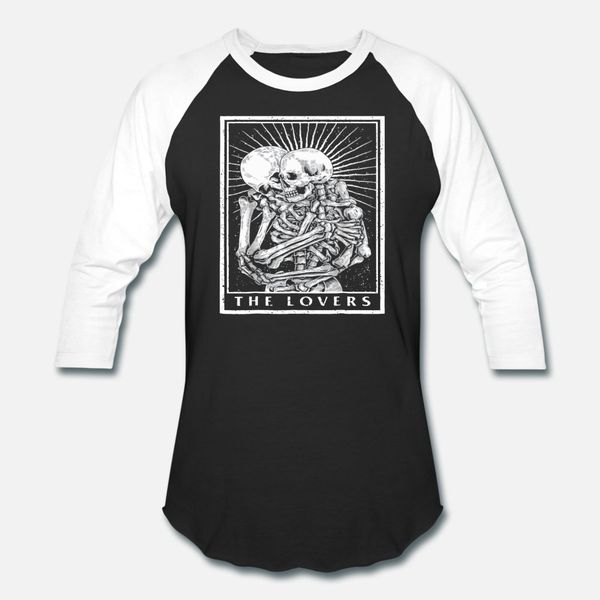 

valentines day the lovers tarot card occult goth t shirt men knitted cotton s-3xl natural cute casual spring autumn leisure shirt