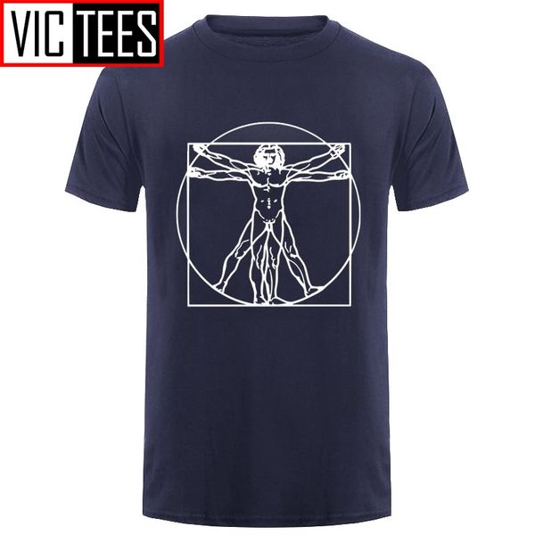 

men shipping tshirt cloth pictures vitruvian - leonardo da vinci tribute art cotton men's tee shirt