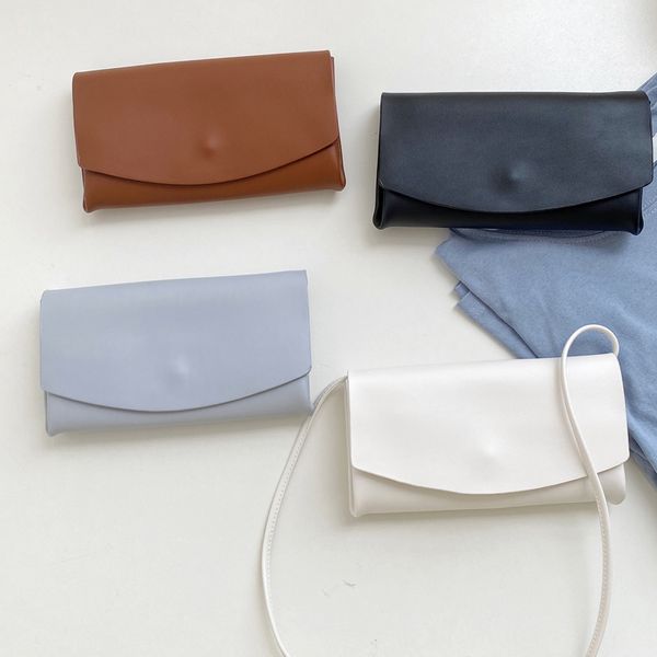 

2020 new women thin envelope bag youth mini crossbody phone bag female cover korean lady shoulder pu leather whole sale