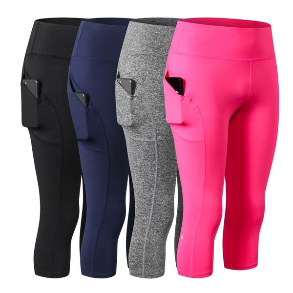 

yoga outfits womens high waist elastic pants leggings fitness workout running sports trousers casual long, White;red