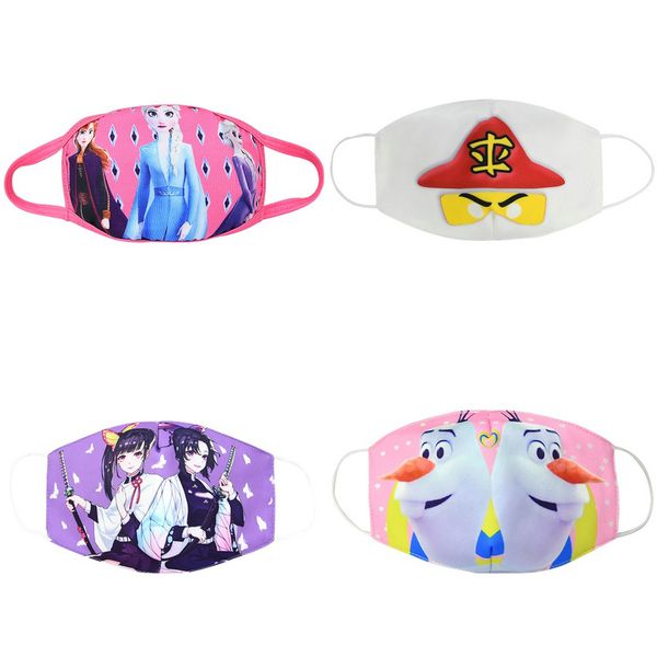 

cartoon for kids barbijos kid cotton cubrebocas cloth mask mask for mask masks face youth mouth children breathing puuvill wjkgt