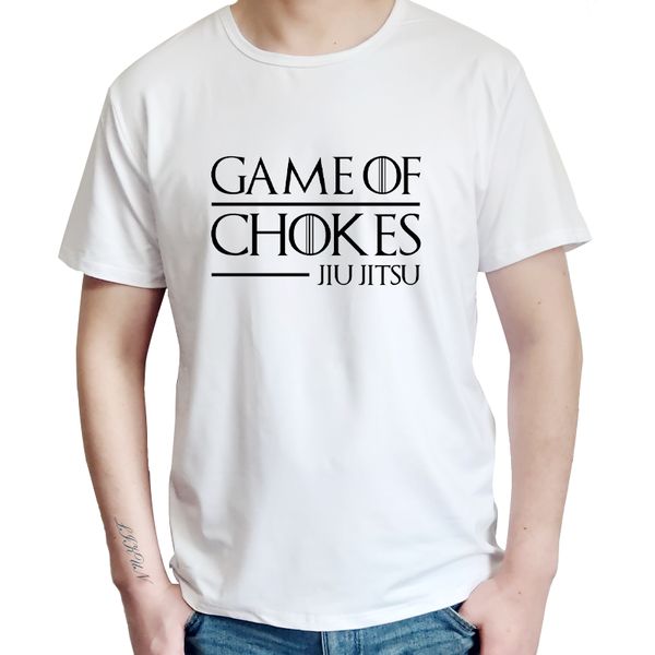 

bjj game of chokes brazilian jiu jitsu t shirt for men women summer tee short sleeve casual fightwear funny t-shirt