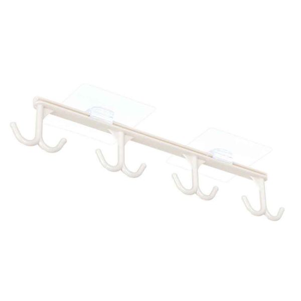 

cupboard self adhesive hanging hook storage rack abs wardrobe kitchen organizer