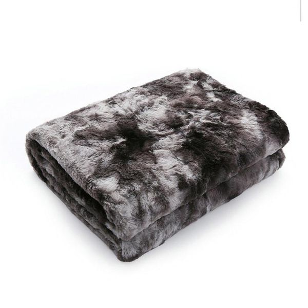 

Throw Blanket Super Soft Fuzzy Light Weight Luxurious Cozy Warm Fluffy Plush Hypoallergenic Blanket Coperta Viltti H99F