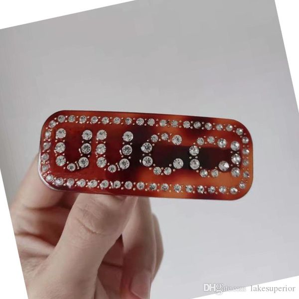 

new arrival letter luxury hair clip women rhinestone letter barrettes fashion hair accessories gift for love girlfriend, Golden;silver