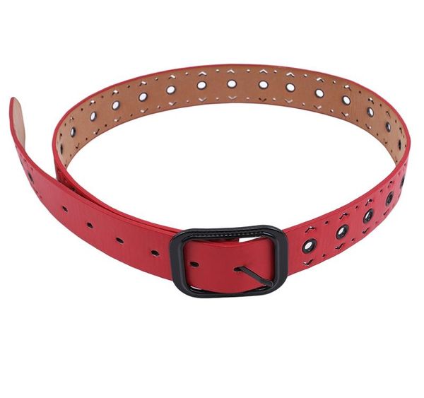 

2020 good women belts faux leather pin buckle vintage style luxury female strap04, Black;brown