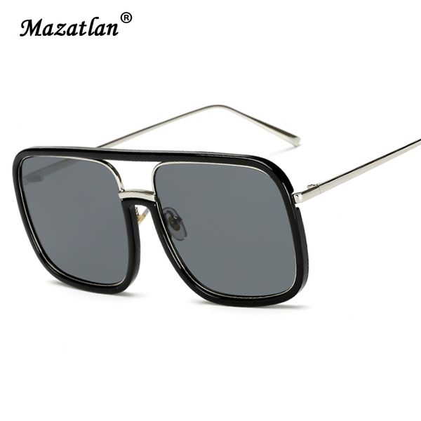 

sunglasses men women square transparent ladies brand designer sun glasses female retro punk mens gafas de sol masculino uv400, White;black