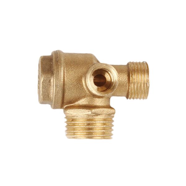 

3 way мужской tube connector home non return check gold tone латунный 90 градусов