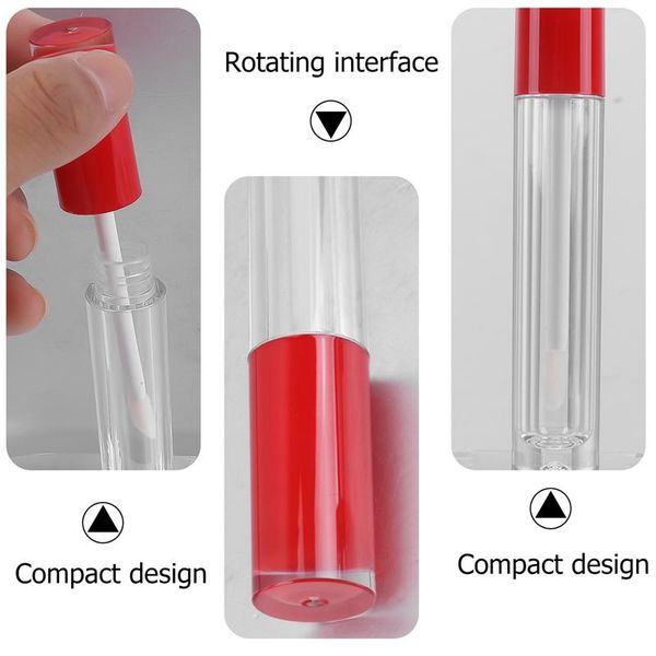 

10pcs 5ml lip gloss bottles empty lip gloss tubes makeup bottles empty containers glos makeup holder