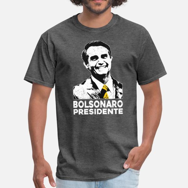 

jair bolsonaro presidente 2018 brasil t shirt men printing 100% cotton euro size s-3xl male interesting humor summer style standard shirt
