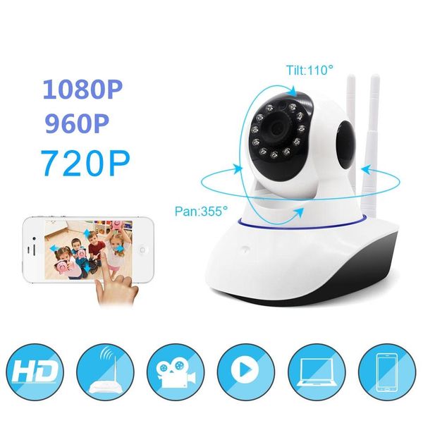 

cgjxs720p /960p /1080p security camera home security camera system wireless network surveillance wifi night vision ip cctv camera indoor mon