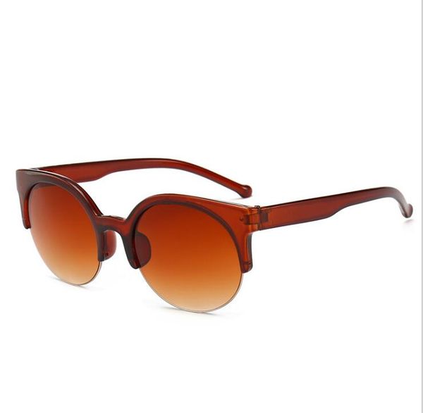 

sunglasses half frame cat eye sunglasses retro sunglasses, White;black