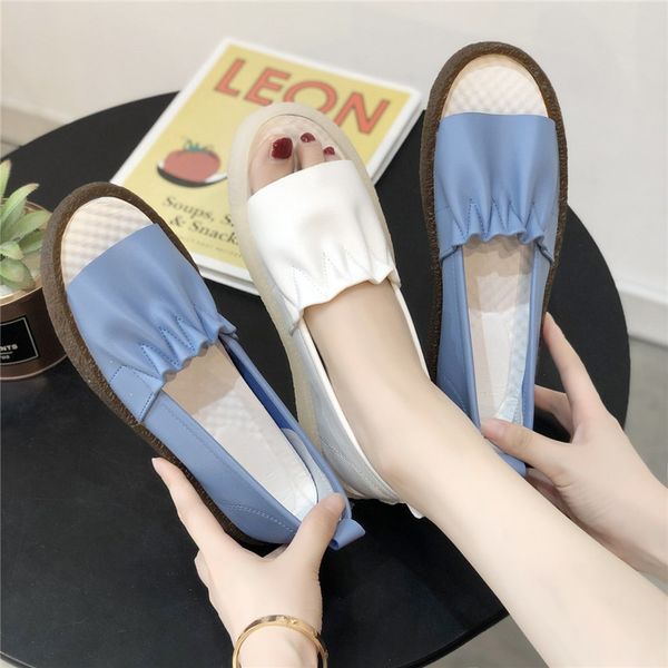 

summer women sandals shoes 2020 slip-on open toe breathable woman shoes solid casual flat sandals female low heels walking, Black