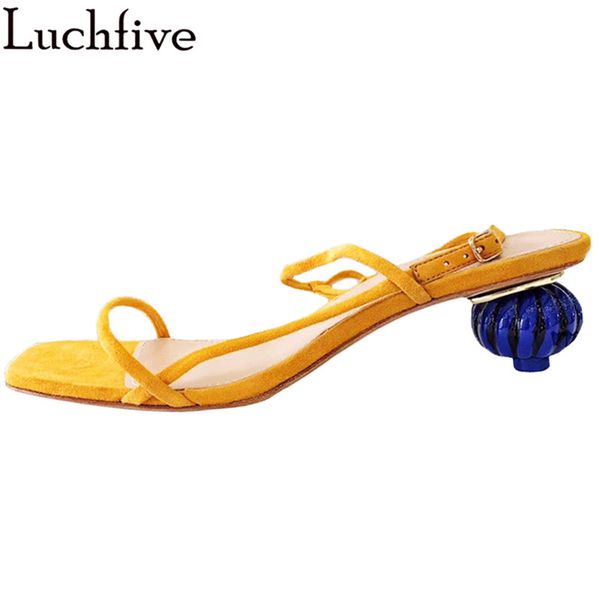

gladiator sandals women open toe narrow band round ball high heel designer sandals summer shoes women zapatos de mujer, Black