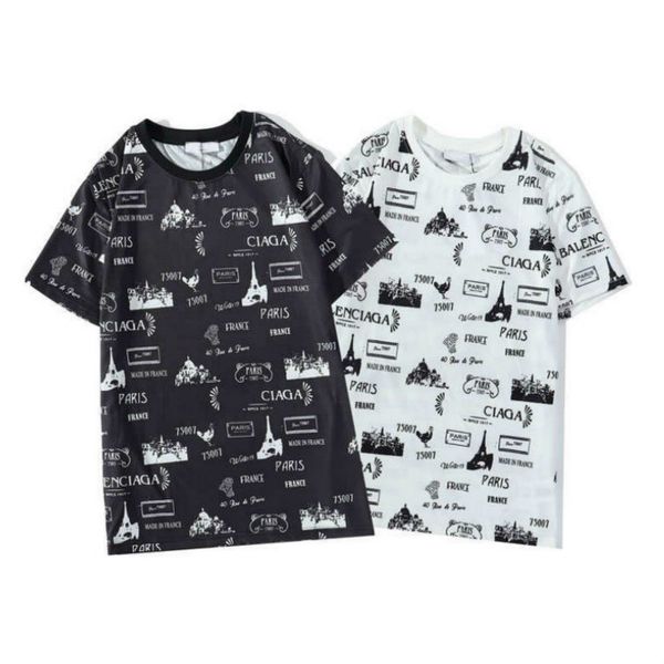 

mens new t shirt for summer casual letter printed tees 2020 new arrival tshirts 2 colors 2020 clothing, White;black