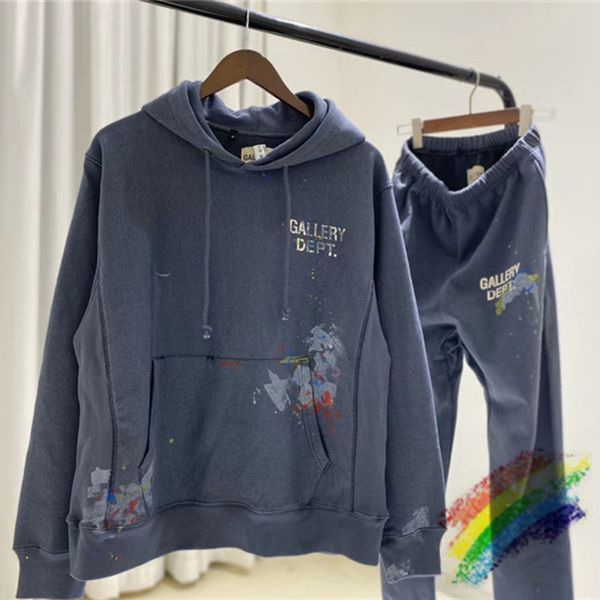 

тяжелые ткани граффити мужчины толстовка толстовка осень зима streetwear пуловер, Black