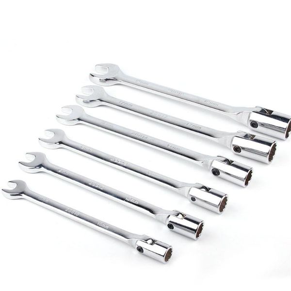 

6 pcs flex socket and open wrench set metric automotive shop tools unique tool